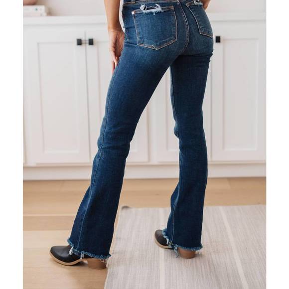 NEW JUDY BLUE high rise bootcut jeans in vintage wash - Picture 4 of 5